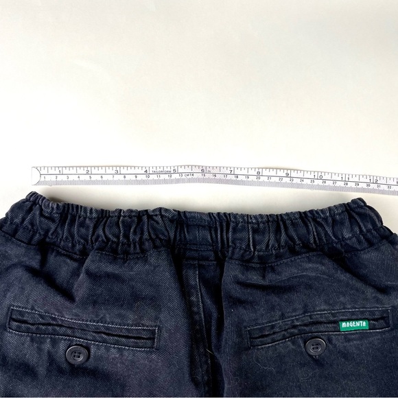 Black Elastic Waistband Pants magenta skateboards - Picture 6 of 6